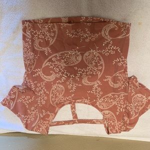 Charlotte Russe pink crop top